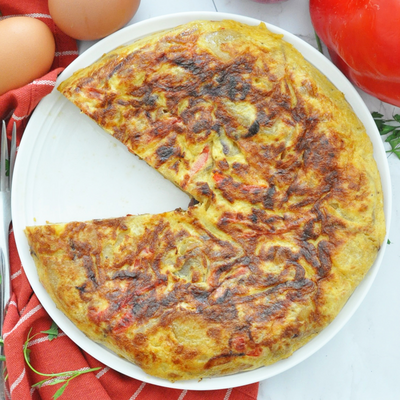 Rustic Spanish Tortilla (omelette) | Super Easy & Packed With Flavor