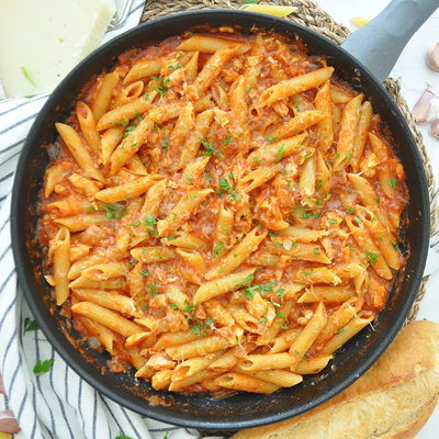 One-pan Tuna Tomato Pasta | Crazy Delicious & Done In 30 Minutes