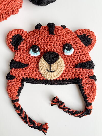 Tiger Earflap Hat