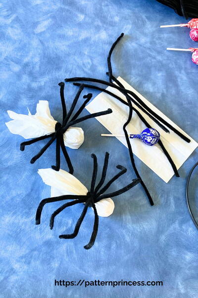 Diy Spider Ghost Pops