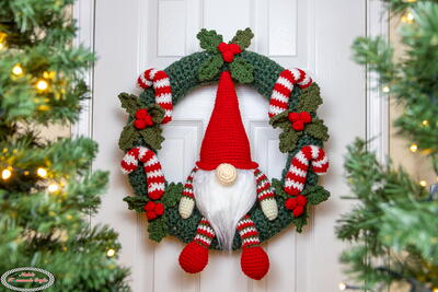Christmas Gnome Wreath