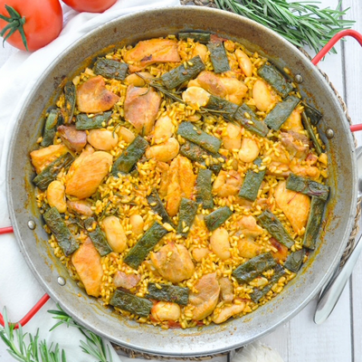 Authentic Spanish Chicken Paella