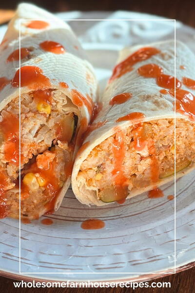 Freezer Breakfast Burritos With Bacon, Eggs, And Zucchini