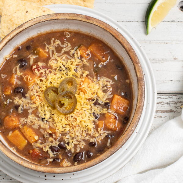 Black Bean Sweet Potato Soup