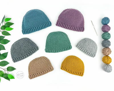 Easy Hat (all Sizes) Crochet Pattern