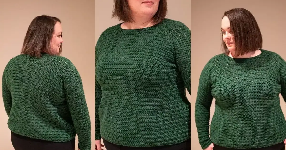 Simple Candelsick Patterns Crochet Peplum Sweater Pattern | FaveCrafts.com