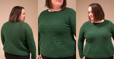 Crochet Peplum Sweater Pattern