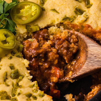 Cowboy Cornbread Casserole