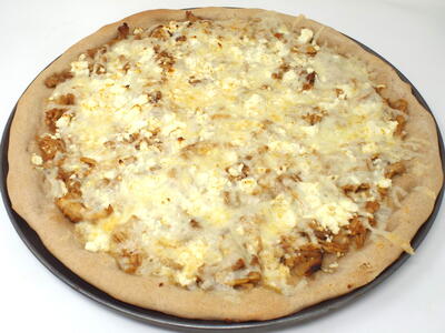Buffalo Chicken And Feta Pizza