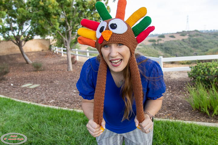Crochet Angelfish Tutorial Moving Turkey Hat | AllFreeCrochet.com
