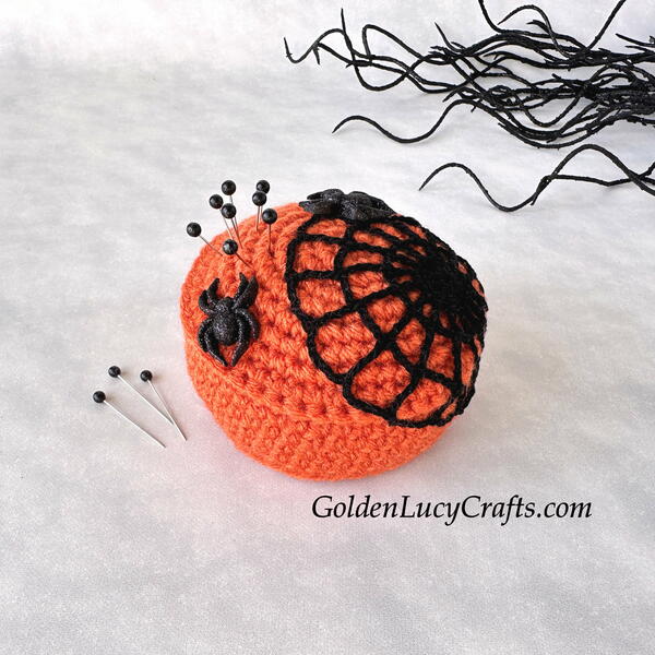 Crochet Halloween Pincushion