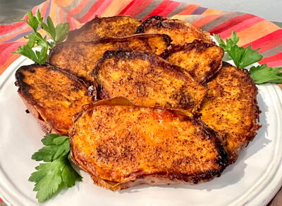 Cinnamon Sugar Sweet Potatoes