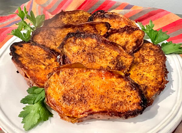 Cinnamon Sugar Sweet Potatoes