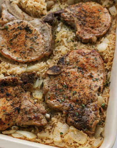 Pork Chops And Rice