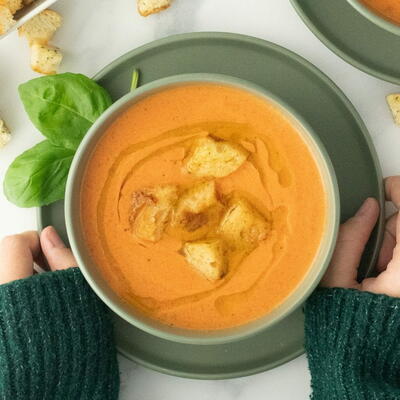 Roasted Red Pepper Soup – Slow Cooker